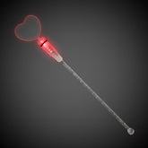 LED Red Heart Cocktail Stirrer